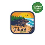 Tulum Mexico Sticker | City & Travel Stickers | Waterproof, Vinyl and Dishwasher Safe | Laptop, Water bottle, Luggage, Tumbler