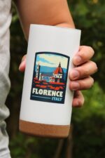 Florence Italy Sticker, Waterproof Luggage Travel Stickers, Europe Stickers, Vinyl Water Bottle Stickers, Fun Travel Stickers For Laptop - Image 6