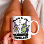 Custom Best Friend Halloween Mug, Bestie Cup Personalized, Best Friend Friendship Mug, Friend Birthday present, Fall Gifts, Spooky Friends - Image 5