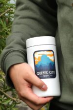 Quebec City Quebec Sticker, Dishwasher Safe Water Bottle Sticker, Cute Travel Laptop Sticker, Waterproof Travel Sticker Canada - Image 4