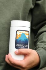 Quebec City Quebec Sticker, Dishwasher Safe Water Bottle Sticker, Cute Travel Laptop Sticker, Waterproof Travel Sticker Canada - Image 5
