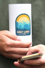 Salt Lake City Utah Sticker, Fun Travel Laptop Sticker, Cute Waterproof Water Bottle Sticker, Dishwasher Safe Vinyl Sticker, US State Decal - Image 5