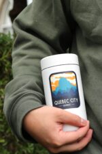 Quebec City Quebec Sticker, Dishwasher Safe Water Bottle Sticker, Cute Travel Laptop Sticker, Waterproof Travel Sticker Canada - Image 6