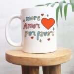 More Amor Por Favor Mug, Cute Love Doodle Mug, Colorful Cup, Gay Pride, Valentine Mug, Pride Mug, LGBT Gift, LGBTQ Equality Coffee Mug - Image 3