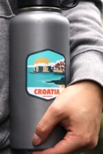 Croatia Sticker, Waterproof Travel Sticker Luggage, Vinyl Stickers For Laptop, Water Bottle Travel Decal, Dishwasher Safe Sticker - Image 5