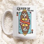 Queen of Mums Mug, Quirky Mothers Day Gift, Gift from Daughter, Mama Mug, Retro Mother Mug, Mom Mug Gift, Birthday Gift, Cute Mug
