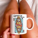 Queen of Mums Mug, Quirky Mothers Day Gift, Gift from Daughter, Mama Mug, Retro Mother Mug, Mom Mug Gift, Birthday Gift, Cute Mug - Image 3