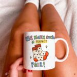Perfect Pair Cute Mug, Cute Couples Anniversary Cup, Funny Husband Wife Gift, Cute Colleage Anniversary Gift Idea, Gifts under 20 For him - Image 3