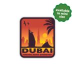Dubai United Arab Emirates Sticker | City & Travel Stickers | Waterproof, Vinyl and Dishwasher Safe | Laptop, Water bottle, Luggage, Tumbler