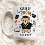 Personalized Graduation Gifts 2024, Class of 2024, Cute Custom Name Mug,, Handmade Unique Best Gifts For Class of 2024, Grad Life Gifts