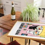 Pasta Dishes French Kisses Cat Print, Romantic Diner Poster, Bistro Dining Pasta Posters, Italian Kitchen Prints Decor, Unique Art, UNFRAMED - Image 6