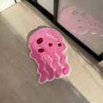 3D Pink Jellyfish Tufted Rug: Kids Room Decor - Image 3