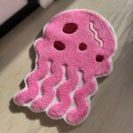 3D Pink Jellyfish Tufted Rug: Kids Room Decor - Image 7