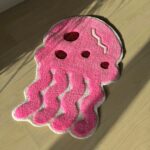 3D Pink Jellyfish Tufted Rug: Kids Room Decor - Image 9