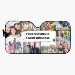 Personalized Photo Auto Sun Shade: Custom Car Decor - Image 3