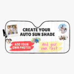 Personalized Photo Auto Sun Shade: Custom Car Decor - Image 6