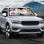 Personalized Photo Auto Sun Shade: Custom Car Decor - Image 5