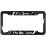Silly Goose Aluminum License Plate Frame: Car Decor - Image 2