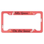 Silly Goose Aluminum License Plate Frame: Car Decor