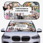Personalized Photo Auto Sun Shade: Custom Car Decor - Image 2