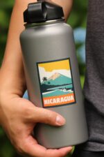 Nicaragua Sticker, Waterproof Travel Sticker Luggage, Vinyl Stickers For Laptop, Water Bottle Travel Decal, Dishwasher Safe Sticker - Image 4