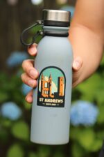 St. Andrew's Scotland Sticker | City & Travel Stickers | Waterproof, Vinyl and Dishwasher Safe | Laptop, Water bottle, Luggage, Tumbler - Image 2