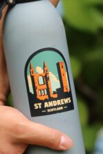 St. Andrew's Scotland Sticker | City & Travel Stickers | Waterproof, Vinyl and Dishwasher Safe | Laptop, Water bottle, Luggage, Tumbler - Image 3