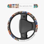 Custom Photo Car Steering Wheel Cover: Personalized Family Gift