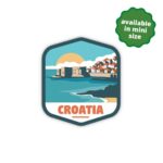 Croatia Sticker, Waterproof Travel Sticker Luggage, Vinyl Stickers For Laptop, Water Bottle Travel Decal, Dishwasher Safe Sticker
