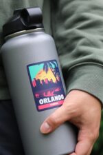 Orlando Florida Sticker | City Stickers | Waterproof, Vinyl and Dishwasher Safe | Laptop, Water bottle, Luggage, Tumbler - Image 3