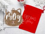 Personalized Cat Ornament for Pet Christmas Gift, Custom Christmas Cat Gift for Cat Lover, Christmas Ornament for Cat Owner Gift for Xmas - Image 10