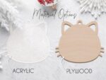 Personalized Cat Ornament for Pet Christmas Gift, Custom Christmas Cat Gift for Cat Lover, Christmas Ornament for Cat Owner Gift for Xmas - Image 5