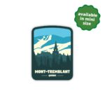 Mont-Tremblant Quebec Sticker, Waterproof Water Bottle Sticker, Canadian Province Sticker, Cute Travel Laptop Sticker