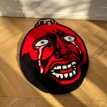 Berserk Behelit Rug: Handmade Tufted Anime Egg of the King - Image 2