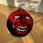 Berserk Behelit Rug: Handmade Tufted Anime Egg of the King - Image 4