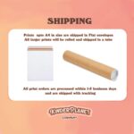 Santa Claws Christmas Crab Print, Funny Cute Pink Xmas decor, Childrens Nursery Festive Prints, Festive Pink Poster, Gallery wall Posters - Image 5