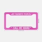 Custom "My Favorite People Call Me Papa" License Plate Frame - Image 9