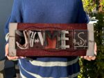 Personalized Football Wood Sign: Vintage Name Art Gift - Image 7