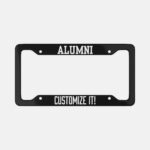 Alumni License Plate Frame: Custom College Gift - Image 2