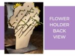 Personalized Wooden Flower Holder, Mother's Day Gift - Image 7