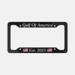Gulf Of America Est. 2025 Aluminum License Plate Frame - Image 10