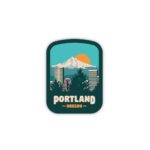 Portland Oregon Sticker: Waterproof Vinyl Travel Decal