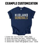 Custom Mascot Shirt, School Team TShirt, Personalized Sports Team Logo T-Shirt, School Spirit T Shirt, Vintage Distressed Retro Tee - Image 4