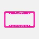 Alumni License Plate Frame: Custom College Gift - Image 10