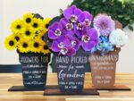 Personalized Wooden Flower Holder, Mother's Day Gift - Image 8