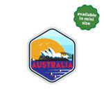 Australia Sticker | City & Travel Sticker | Waterproof, Vinyl and Dishwasher Safe | Laptop, Water bottle, Luggage, Tumbler Sticker