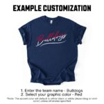 Custom School Mascot Shirt, Personalized Sports Team Shirt, School Spirit Tee, Custom Team T Shirt, High School T-Shirt, School Staff TShirt - Image 4
