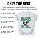 Personalized Football Mascot T Shirt, Custom Football Team Shirt, High School Football Tee,  Game Day Football Shirt, Custom Football Shirt - Image 7