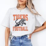 Personalized Football Mascot T Shirt, Custom Football Team Shirt, High School Football Tee,  Game Day Football Shirt, Custom Football Shirt