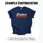 Custom Football Team Shirt, Personalized Football Mascot T Shirt, High School Football Tee,  Game Day Football Shirt, Custom Football Shirt - Image 4